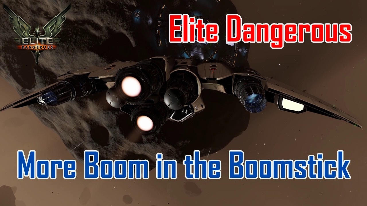 Sound Changes in Elite Dangerous - More Boom in the Boomstick