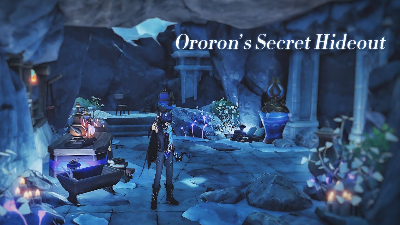 SereniteaPot design｜かっこいい岩場を作る｜オロルンの隠れ家｜塵歌壺｜Ororon’s Secret Hideout｜GenshinImpact