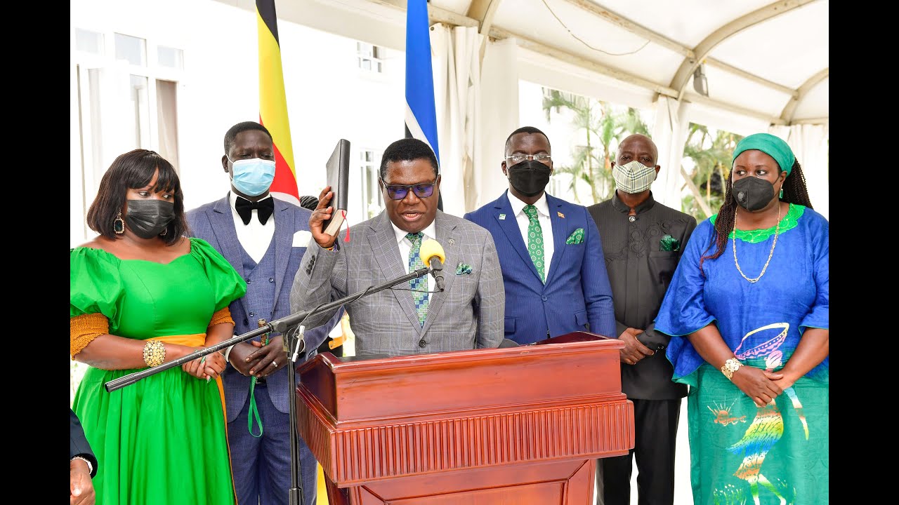 Hon. Nobert Mao & Hon. Beatrice Akello Swear in | I saw something in Mao says President Museveni