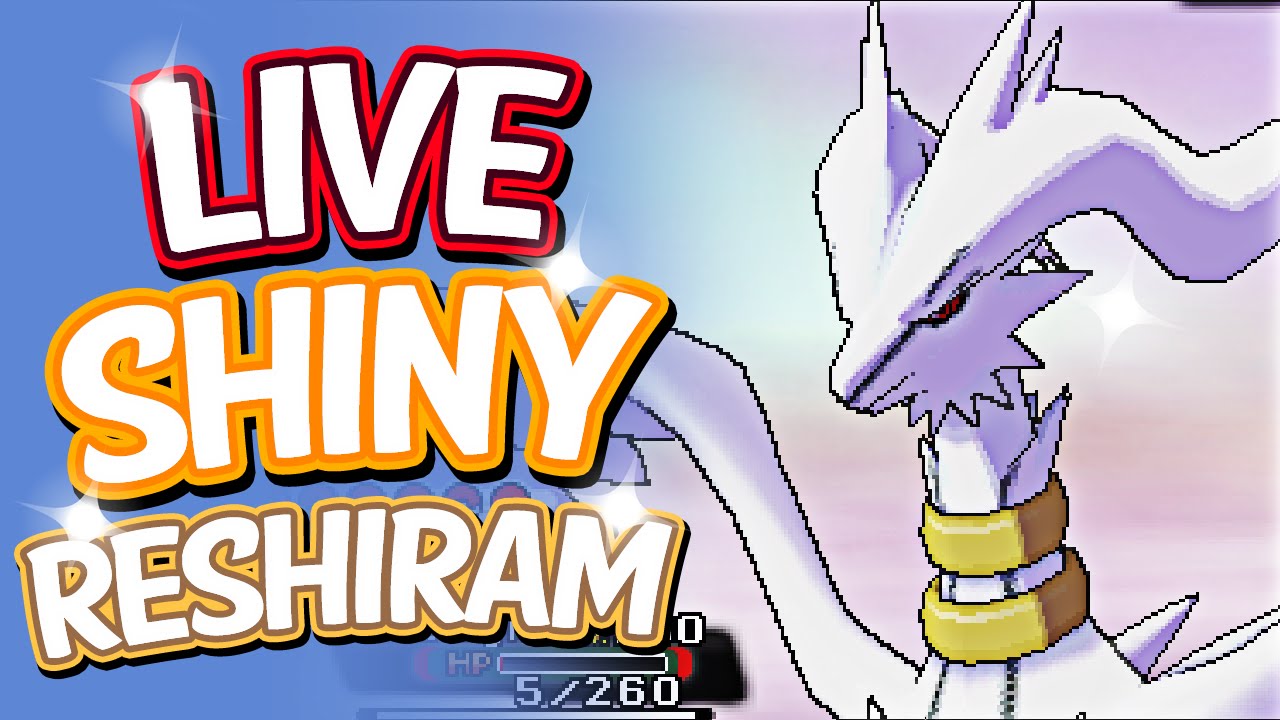 Live Shiny Reshiram After 1,128 Soft Resets - Pokemon Omega Ruby
