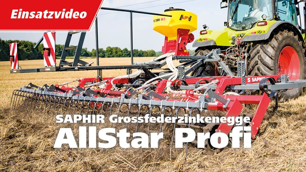 SAPHIR AllStar Profi Großfederzinkenegge