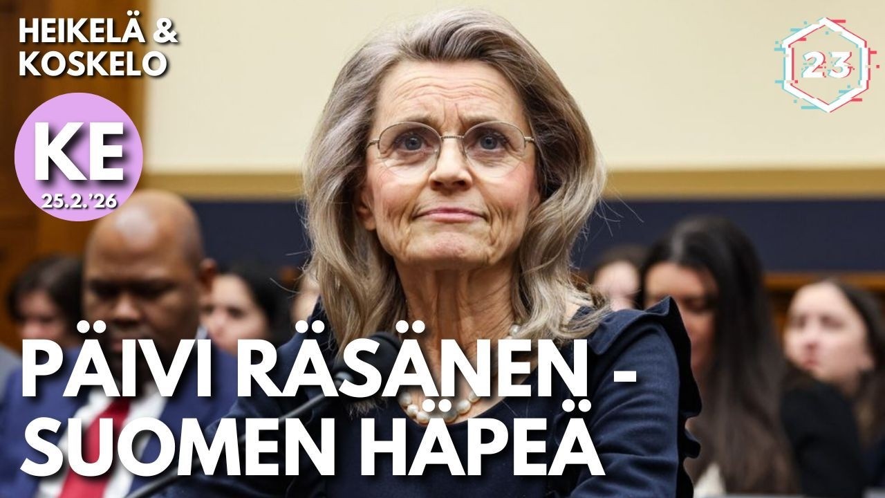 Päivi Räsänen - Suomen häpeä! | Heikelä & Koskelo 23 minuuttia | 1306