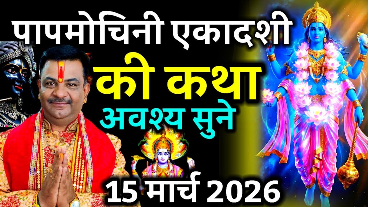 पापमोचनी एकादशी व्रत कथा | Ekadashi Vrat Katha | Vrat Katha | Pap Mochini Ekadashi 2026 #ekadashi