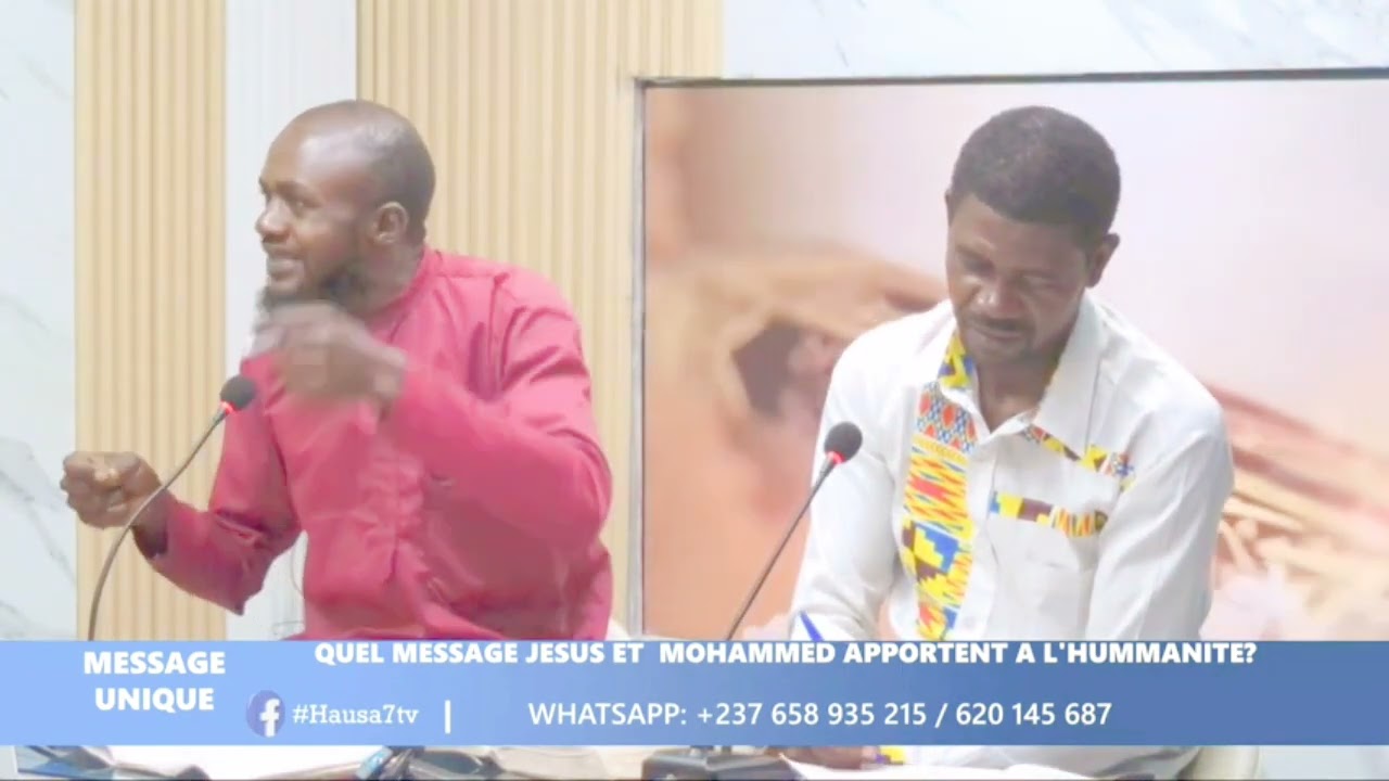 IMAM MOCTAR A LA TELEVISION  HAUSSA 7 SUR LE MESSAGE DE JESUS CHRIST ET MOHAMMAD A EUX LE SALUT