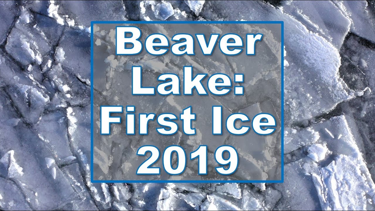 First Ice on Beaver Lake 2019...Erinsville, Ontario, Canada