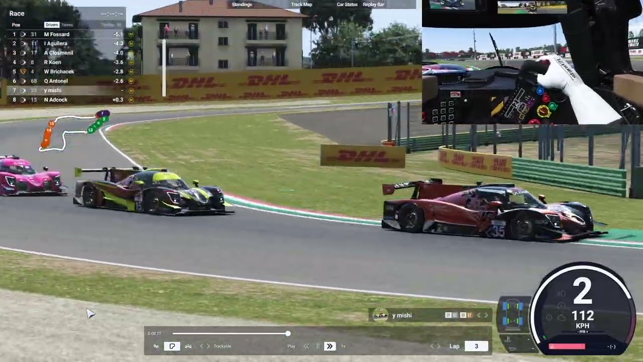 Le Mans Ultimate   ELMS IMOLA  100%AI  Race － LMP2/LMP3/GT3