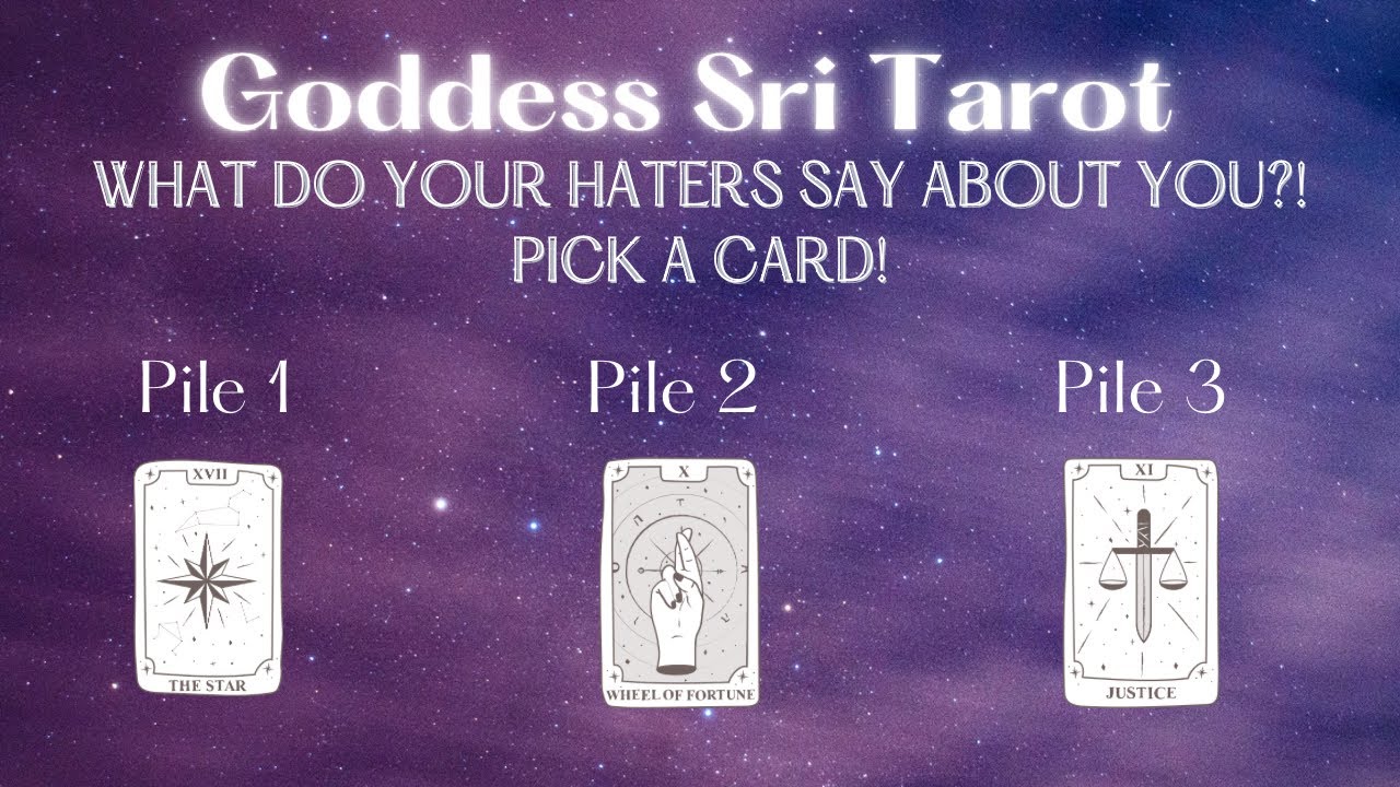 WHAT ARE YOUR HATERS SAYING ABOUT YOU?!😡😒PICK A CARD!