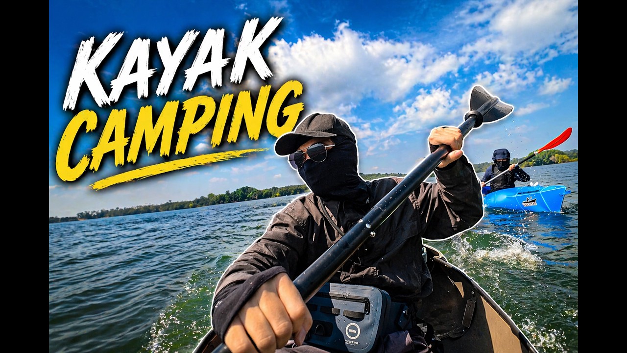 Chèo kayak ra đảo hoang giữa hồ Trị An | Cắm trại giữa thiên nhiên
