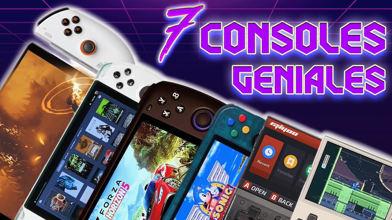 7 consoles portables INCONNUES, actuelles et géniales !