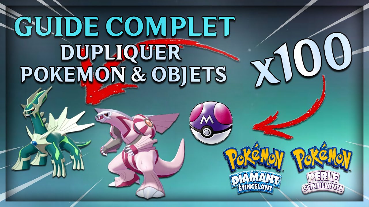 [Glitch] Dupliquer vos Pokemon & Objet | Avoir 100 Masterball | Pokemon Diamant & Perle