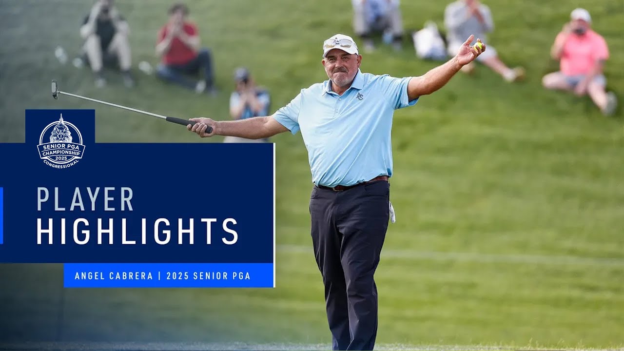 &Aacute;ngel Cabrera | Round 4 Highlights | Senior Championship