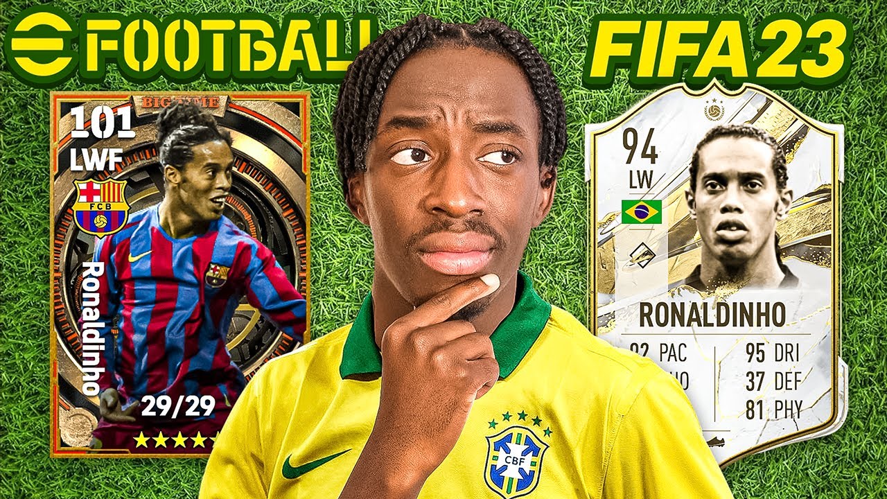 FIFA23 vs eFootball23 Which is Better? RONALDINHO