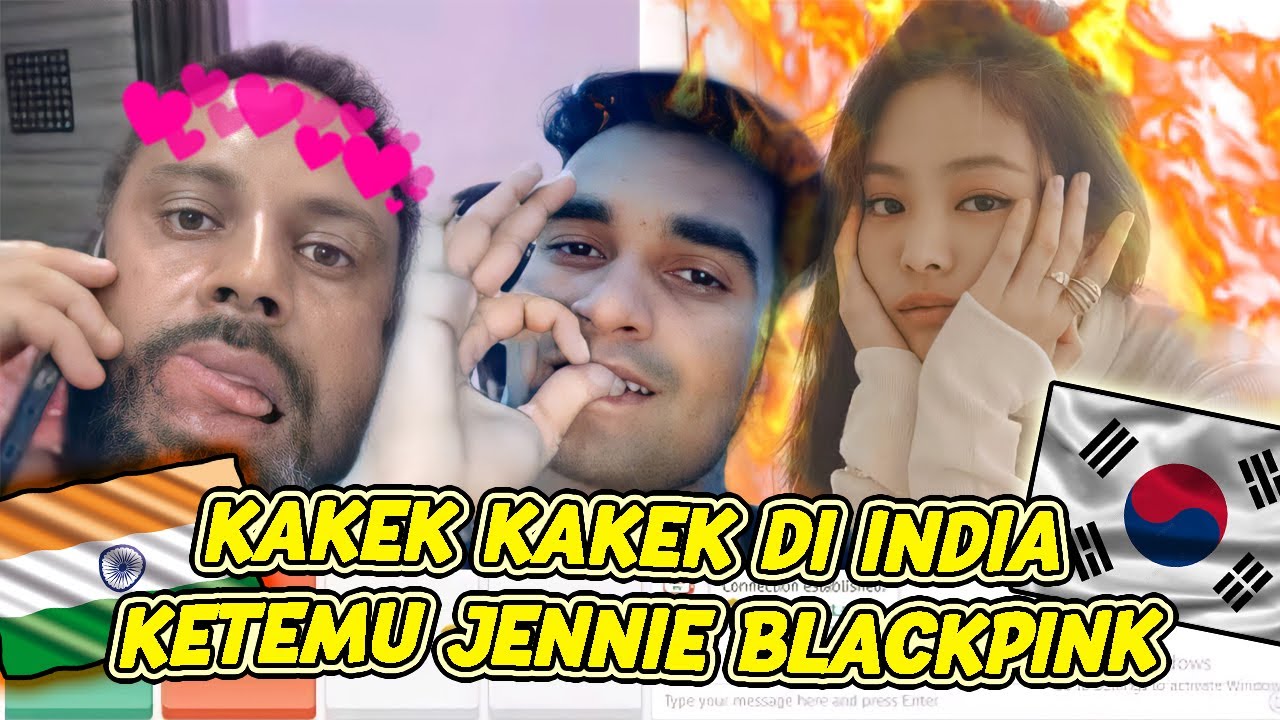 PRANK JENNIE BLACKPINK MAIN OME TV DI SERVER INDIA !! REAKSI MEREKA SUNGGUH KOCAK !!