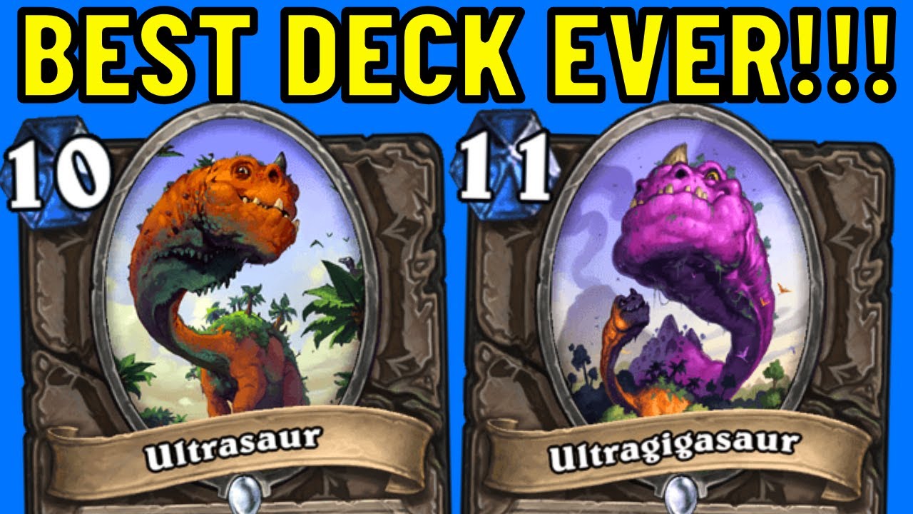 The Most GIGACHAD Hearthstone Deck EVER! Ultragigasaur OTK!