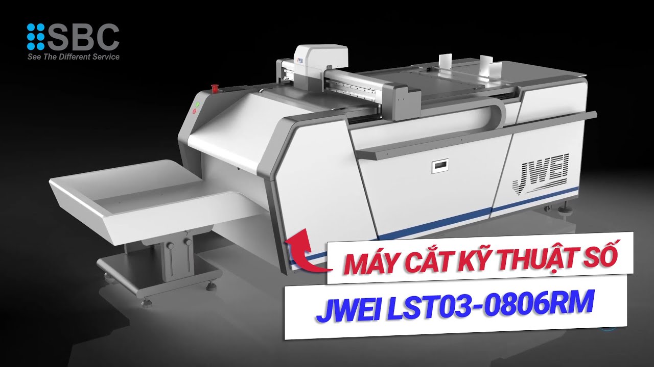 M&aacute;y Cắt Kỹ Thuật Số JWEI LST03-0806RM | M&aacute;y Cắt Bế Decal - Tem Nh&atilde;n