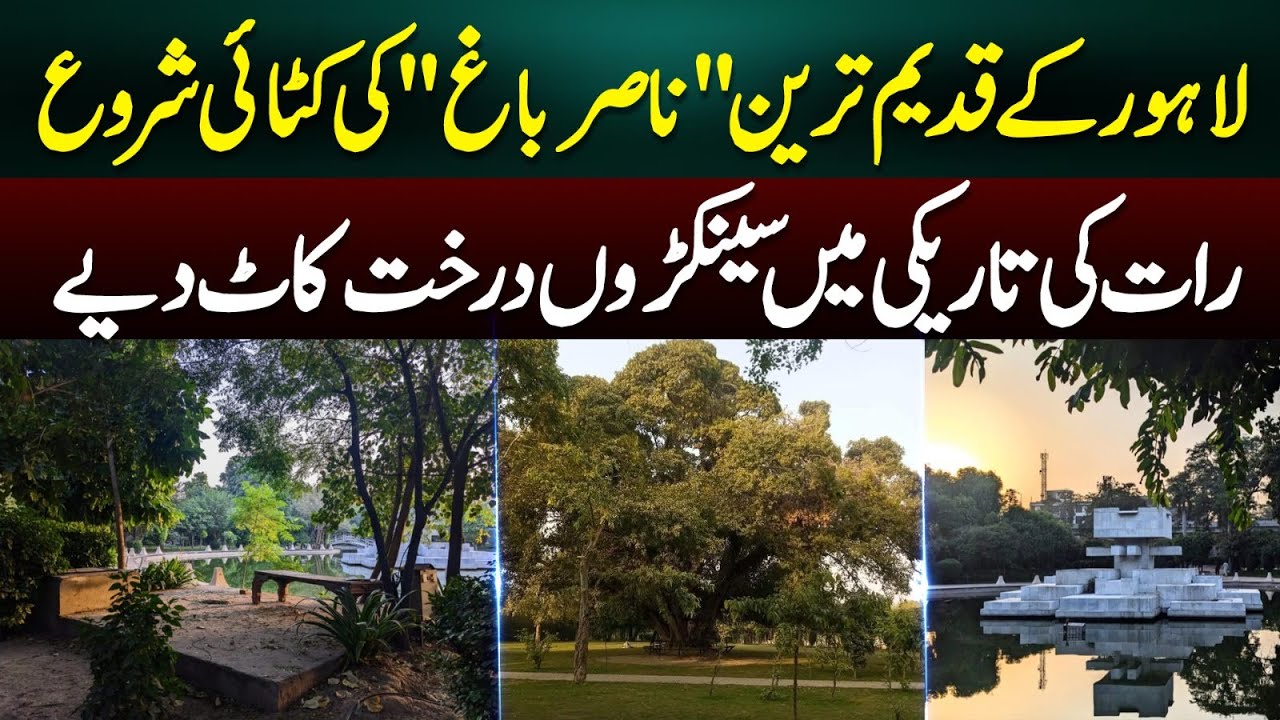 Historic 'Nasir Bagh' Trees in Lahore Being Cut Down | Azaad Digital Exclusive