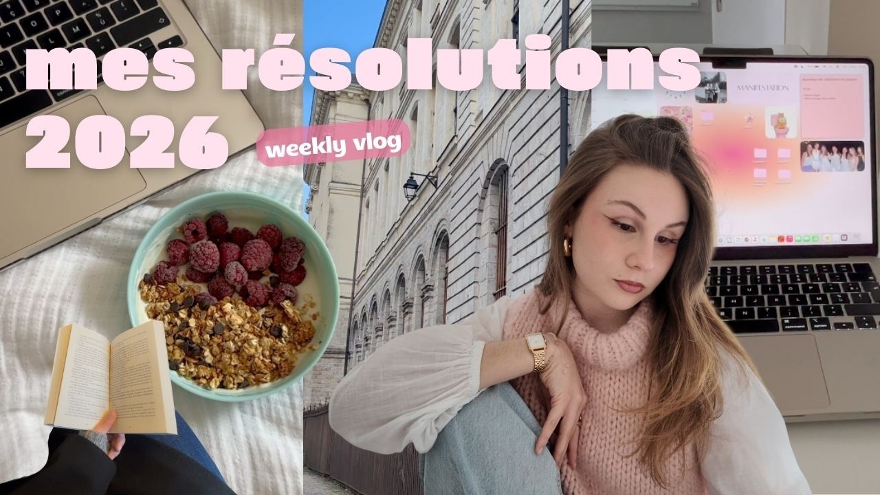 WEEKLY VLOG (résolutions 2026, pilates, vision board...)