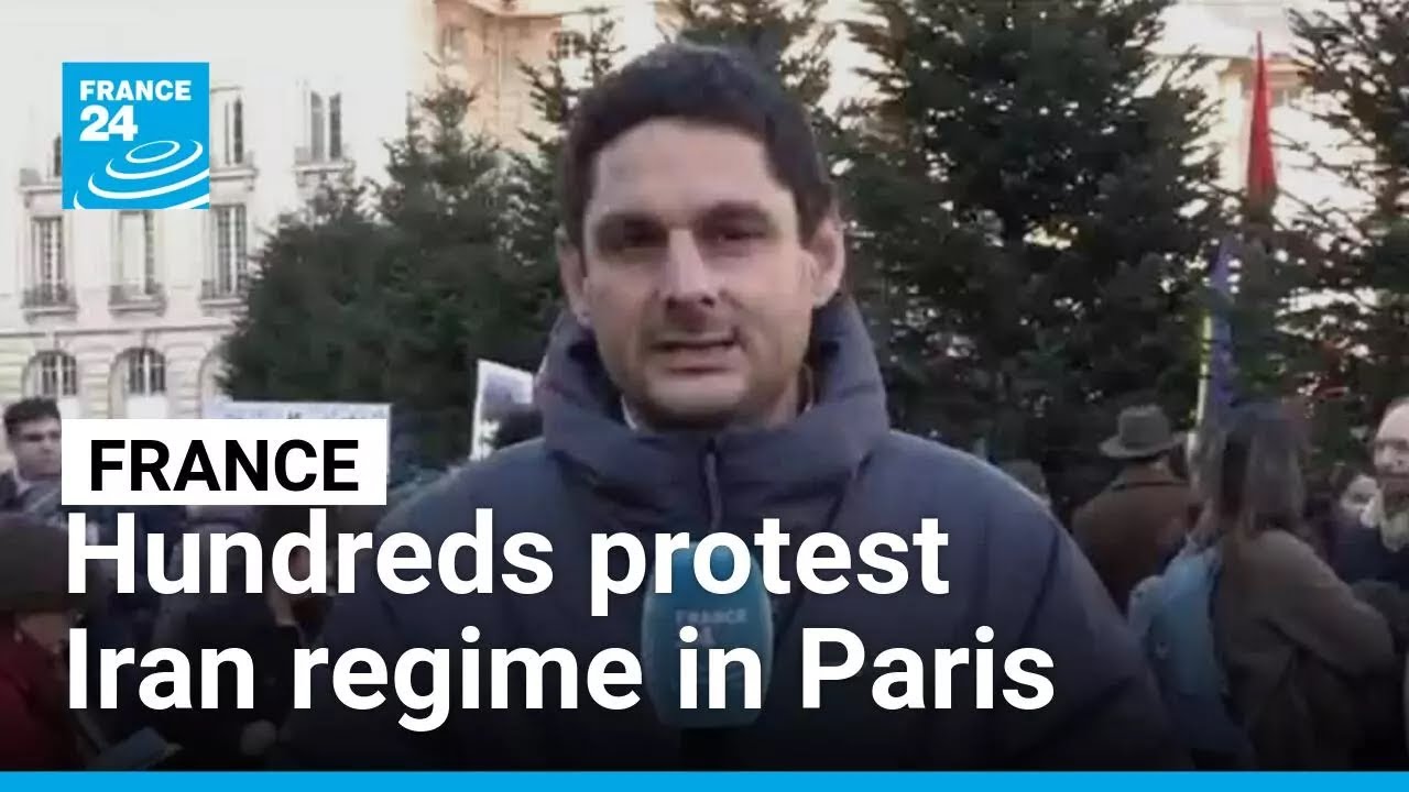 Hundreds rally in Paris against Iran’s crackdown on protesters • FRANCE 24 English
