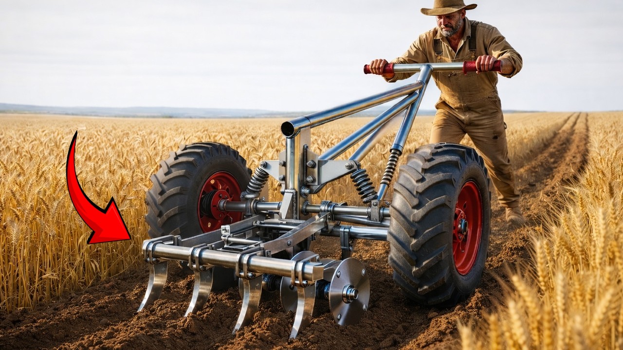 This Welder’s Crazy Idea! An Old Hoe Becomes A Powerful Farming Machine