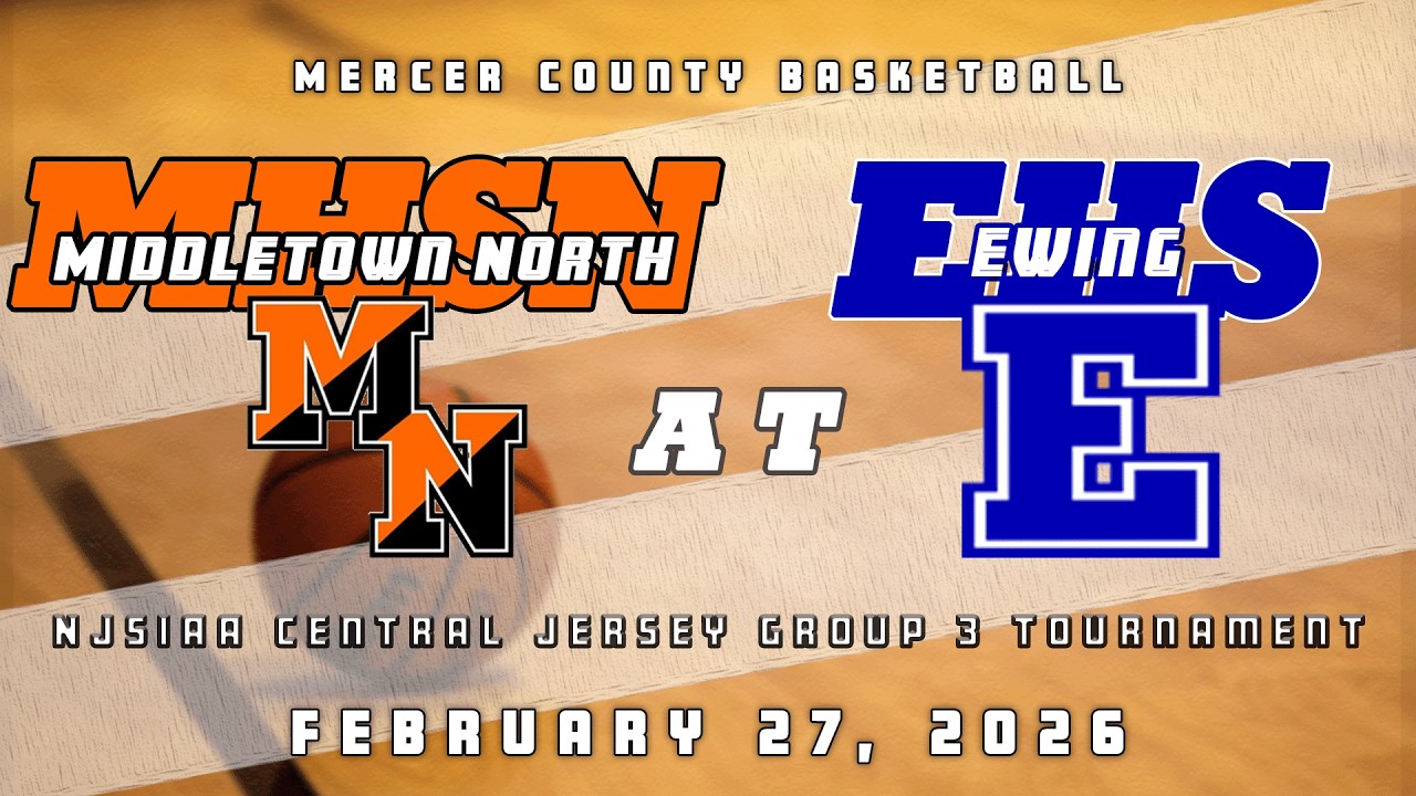High School Basketball | NJSIAA CJ G3 | Middletown North Lions Girls at Ewing Blue Devils 2/25/26