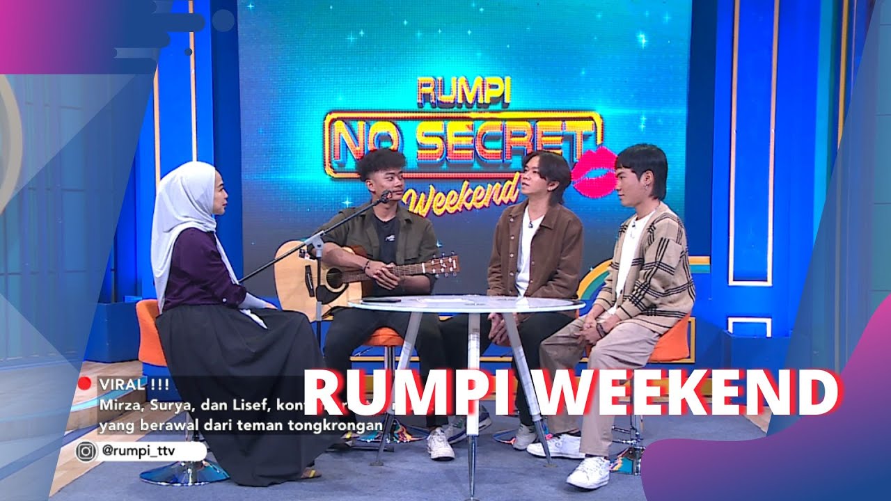 VIRAL! Mirza, Surya, dan Lisef, Konten Kreator Berawal Dari Tongkrongan | RUMPI (2/9/23) P3