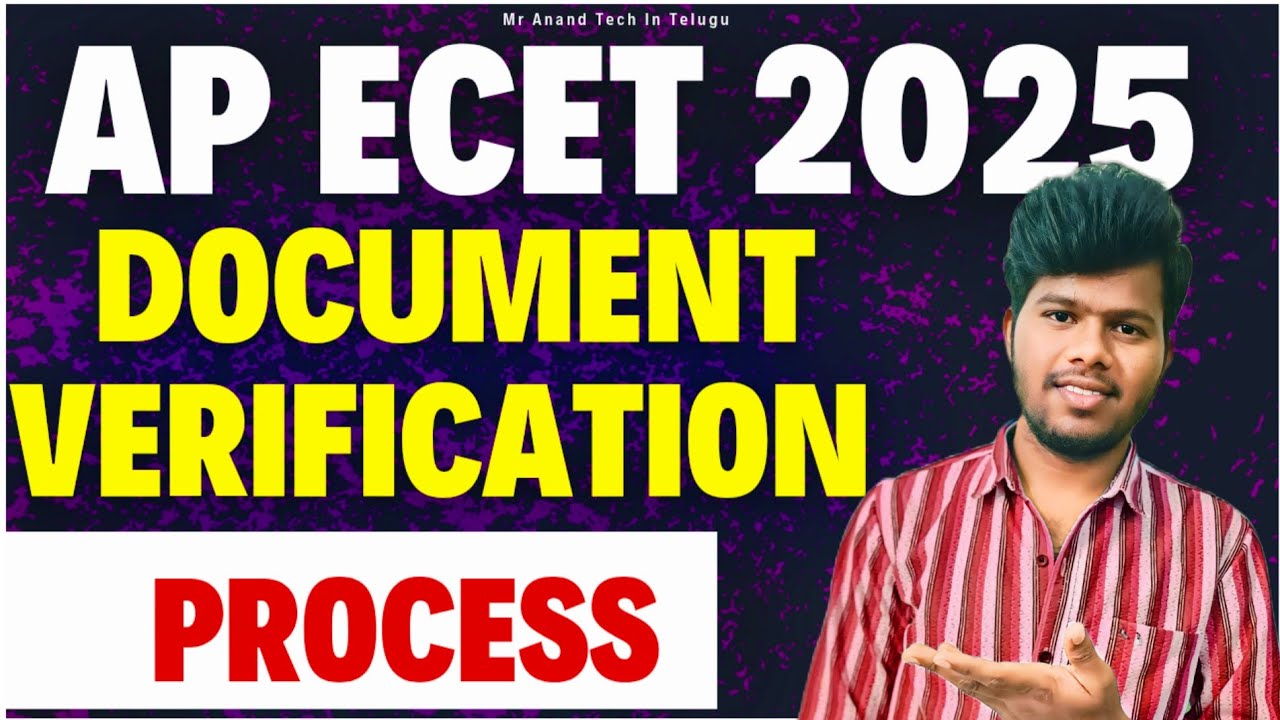 AP ECET 2025 Document Verification Full Process Explained | Step-by-Step Guide in Telugu