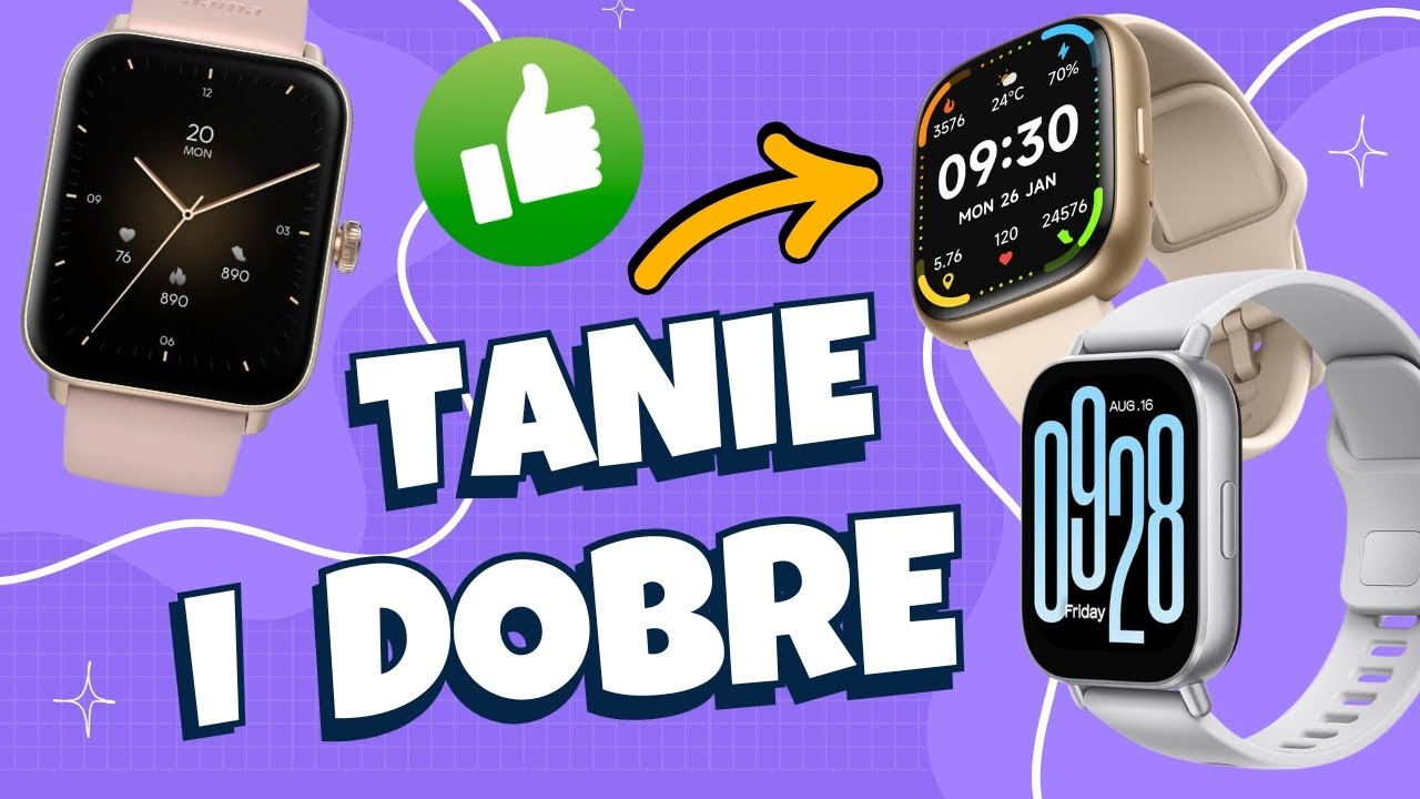 Tanie i Dobre Smartwatche do 200 zł⌚️ Odkryj Ranking 4 Najlepszych!🏆
