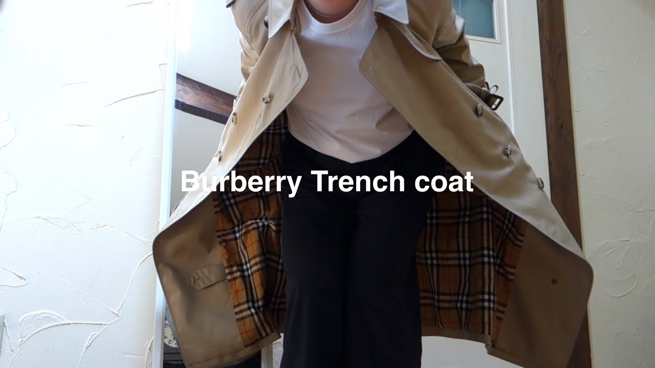 Burberry Trench coat  中年女👩‍🦳念願のバーバリーのトレンチコートを買う🧥Waterloo