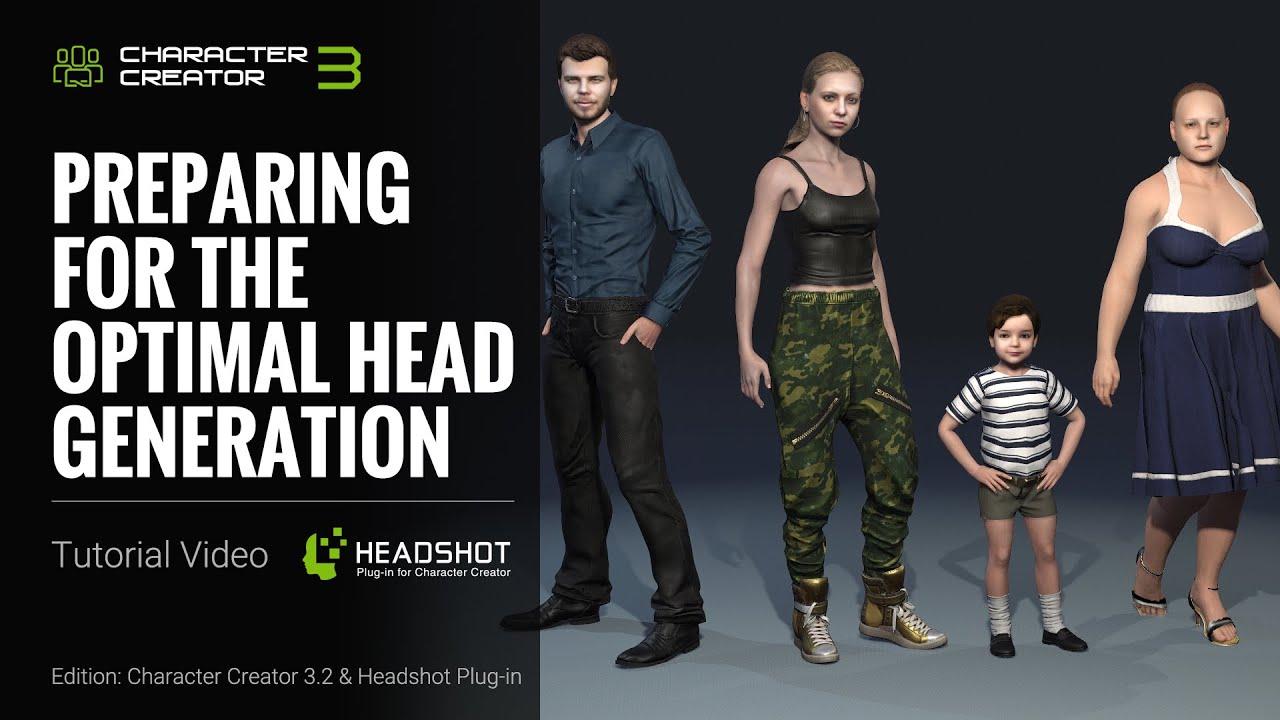 Headshot Plug-in Tutorial - Preparing for the Optimal Head Generation