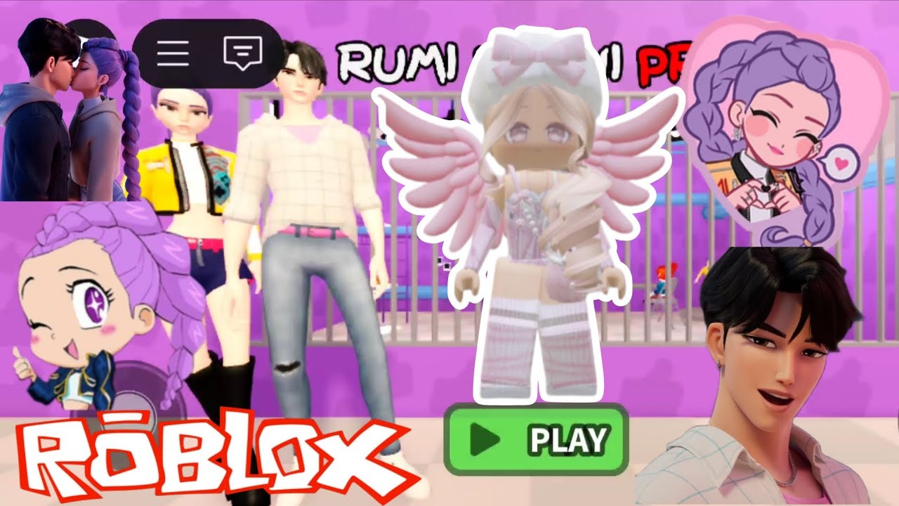 ROBLOX Rumi and Juni prison run 💔😭💕💕 #gameplay #roblox #demonhunters #prisonrun