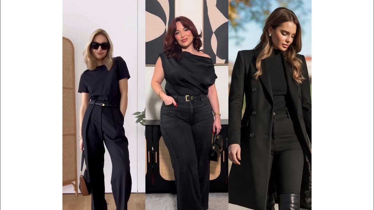 Viste de negro 🖤 color en tendencia siempre 🖤🖤