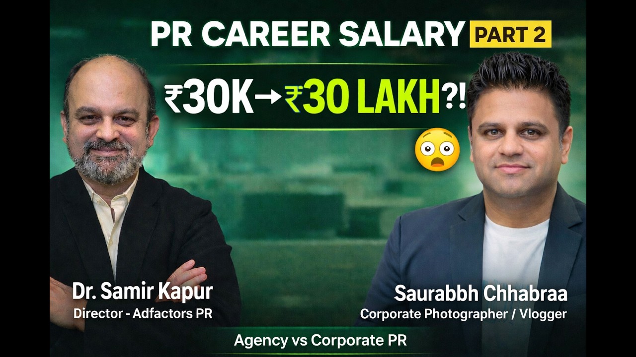 PR Career Salary Revealed! ₹30K se ₹30 Lakh | Agency vs Corporate PR Jobs | PR Industry Secrets
