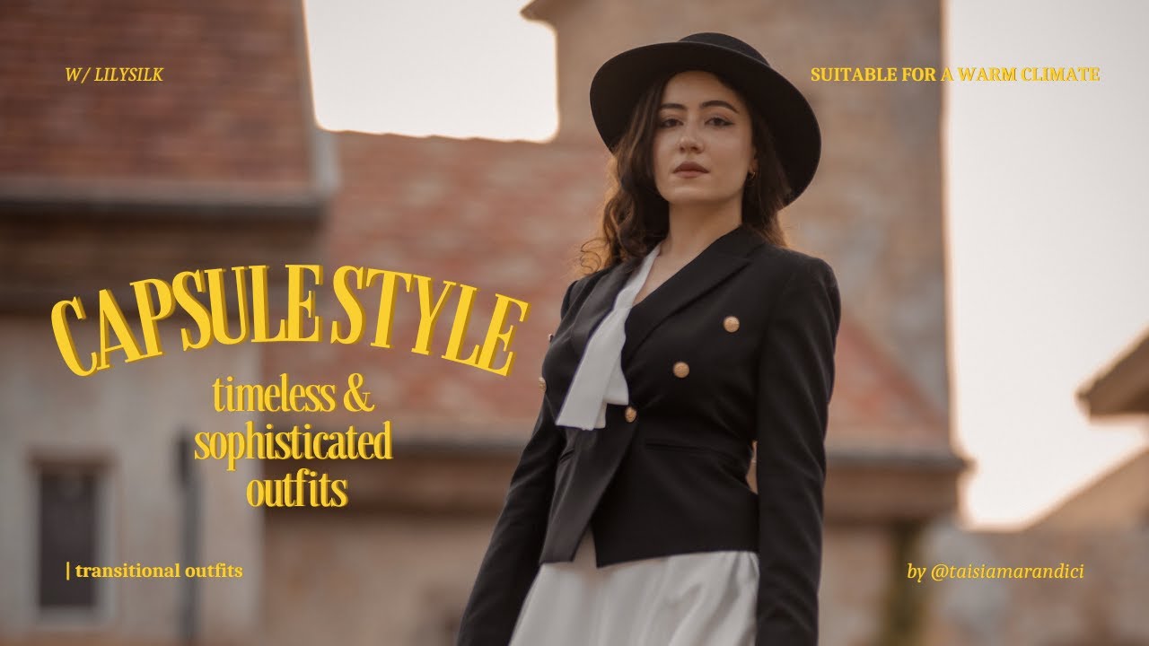 timeless & sophisticated transitional outfits | capsule wardrobe style