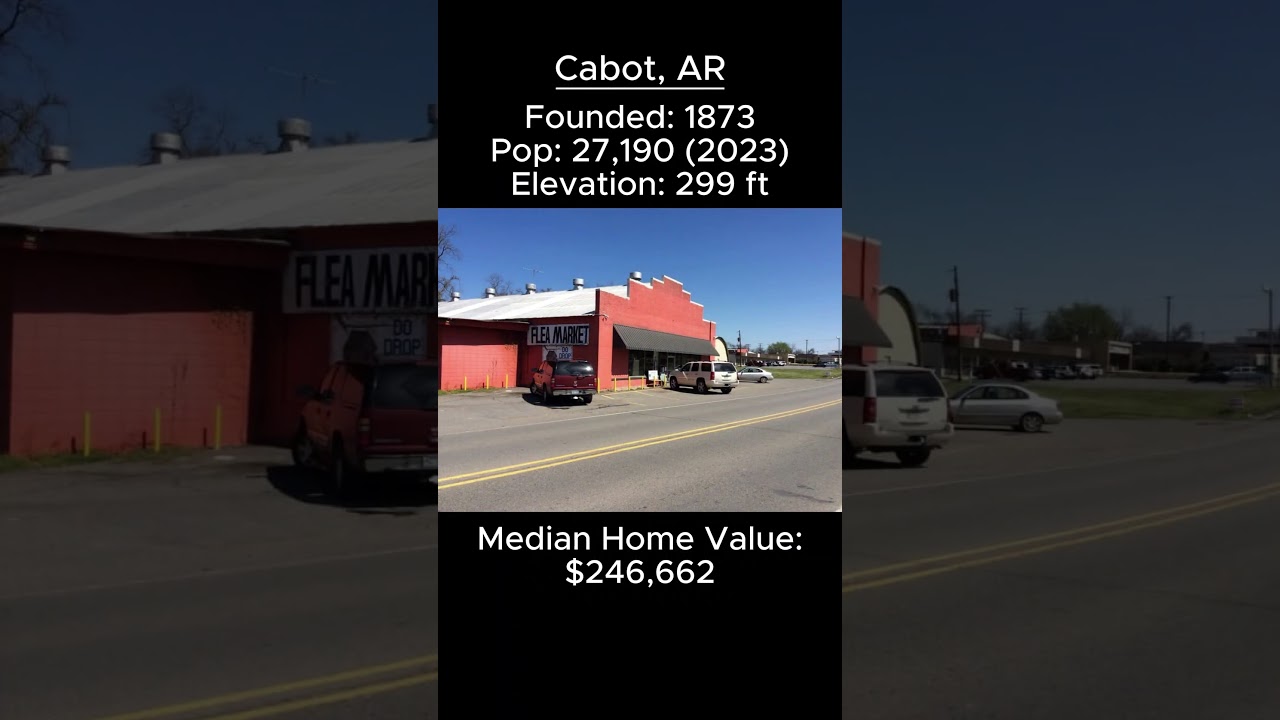 Random US Towns: Cabot, AR #shorts