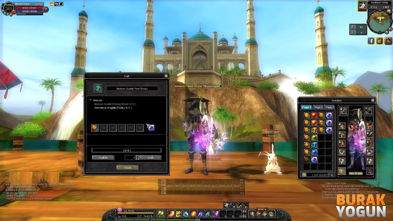 Silkroad Online - 80 Level Thief Job Set Making