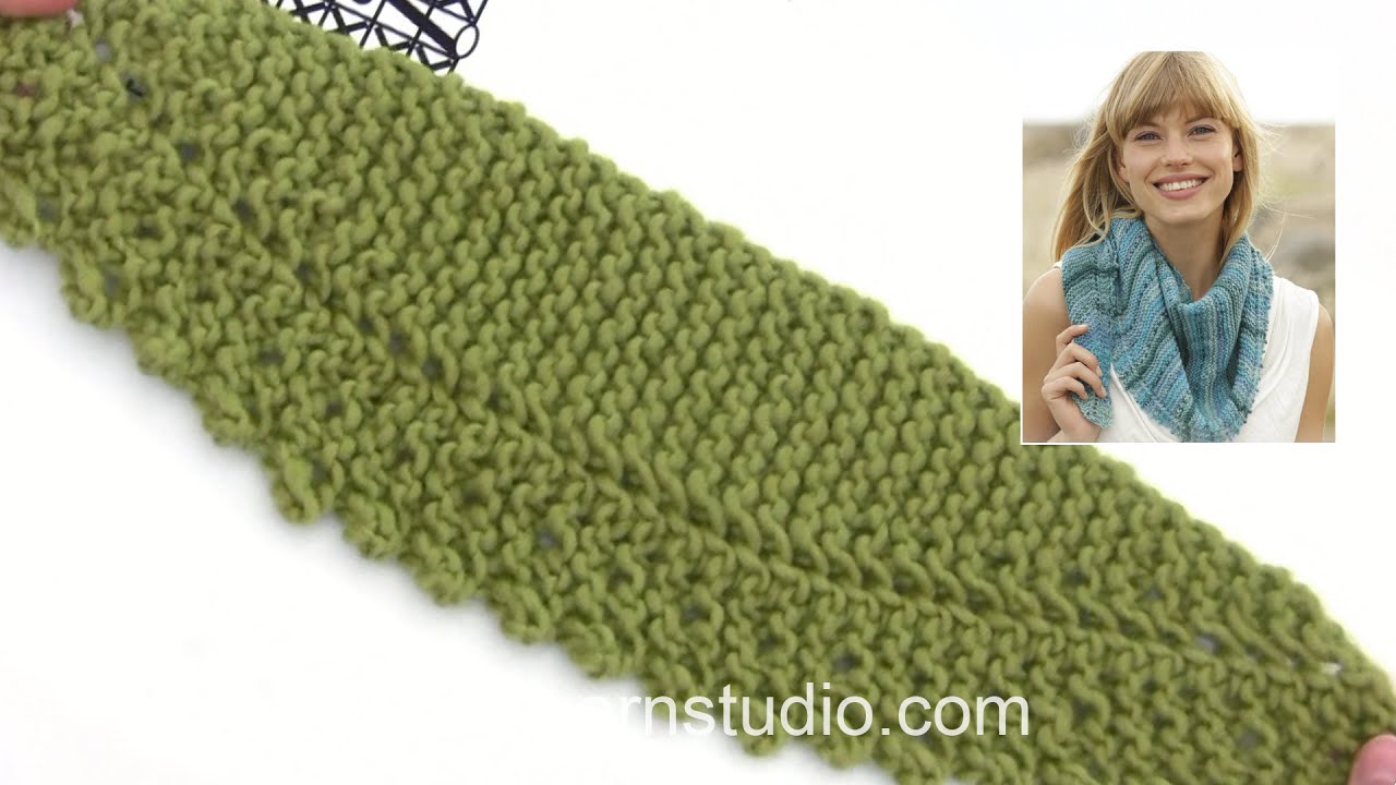 How to knit the shawl in DROPS 168-23