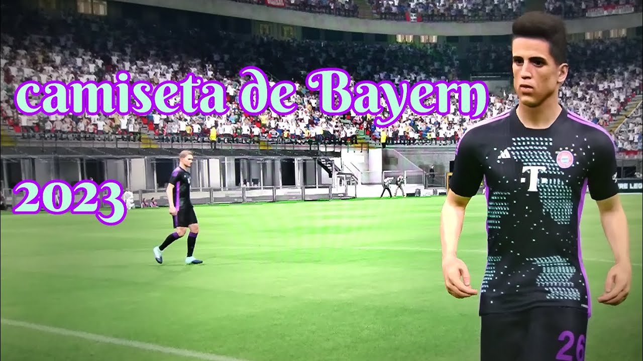 cómo hacer camiseta de Bayern Munich 2023 en pes 2018 #pes2018 #bayern #bayernmunchen