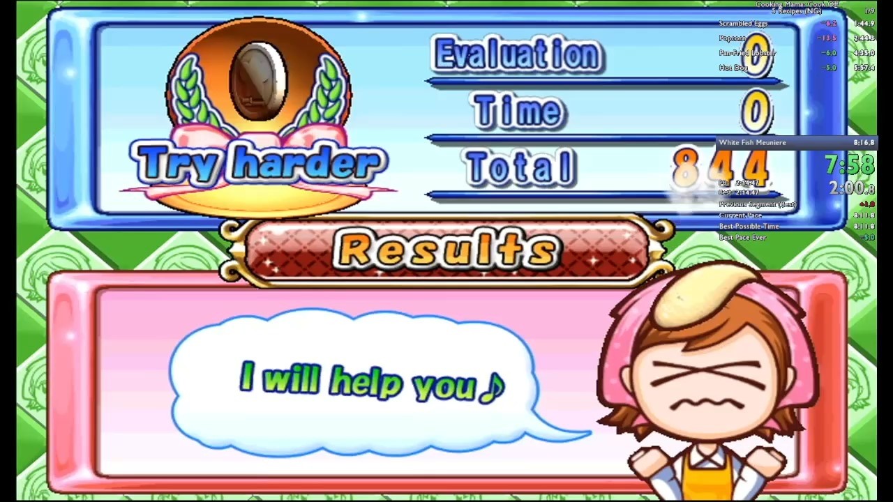 [WR] Cooking Mama Cook Off- 5 Recipes (New Game) in 8:09
