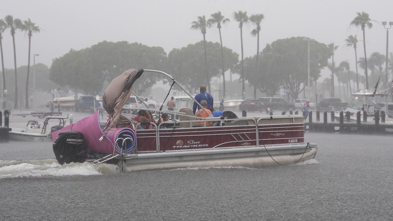 Storm brings heavy rain to Black Point Marina Boat Ramp (Boat Ramps Only)