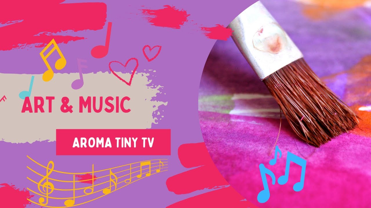 Abstract Colorful Art with Relaxing Music | Soothing Visuals and Calm Sounds