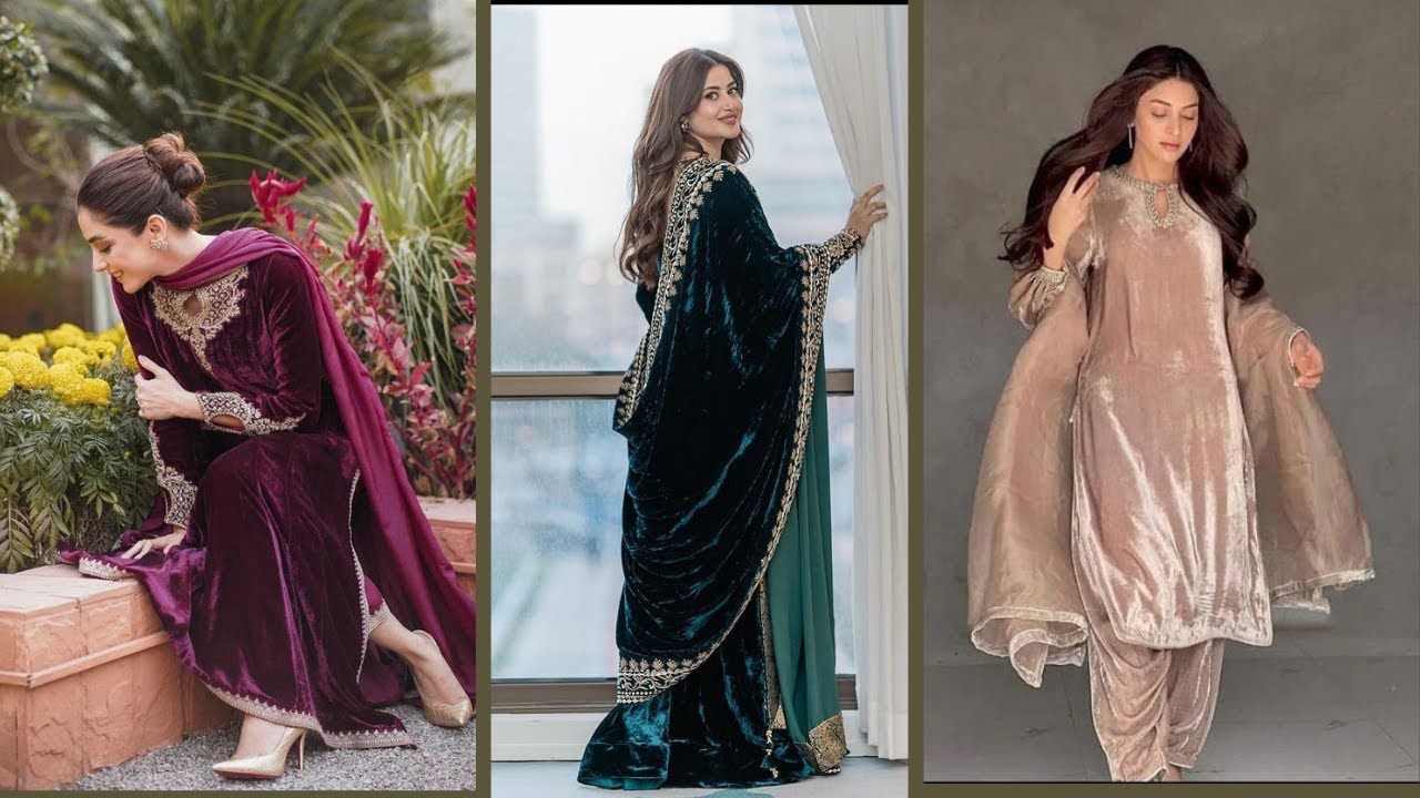 100 velvet dress designs #urfashion #pakistan #pakistaniactresse #viralvideo #youtube #beautiful