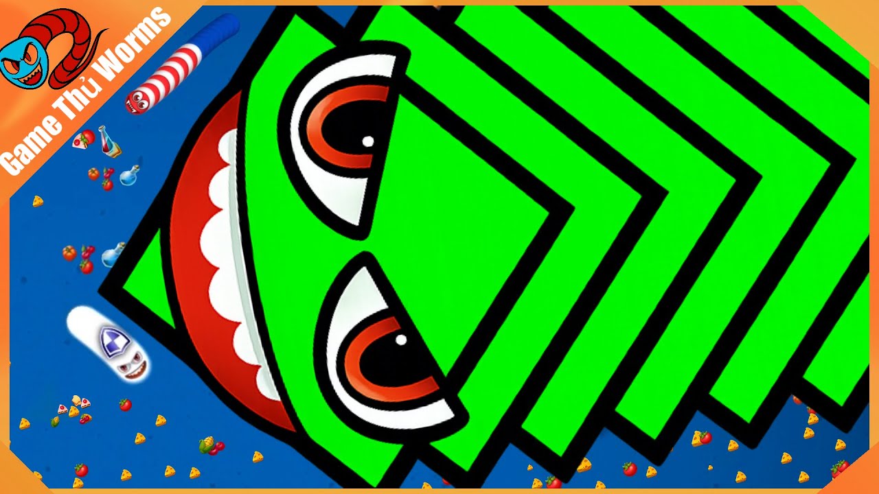 🐍Wormszone.io 🔥#340💥Bữa tiệc bánh ngọt vs trái cây👹Top 1 trên bản đồ 💯