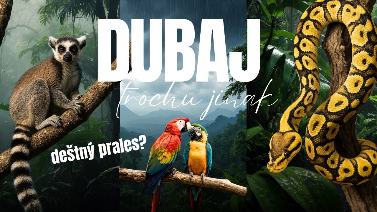 Deštný prales v Dubaji? | Co vše jsme stihli během 2 dní?