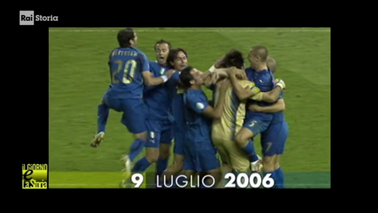 1/- (Sport & Storia) ** 09 luglio 2006 ** Berlino: FINALE Italia-Francia 5-3 rigori - Mondiali