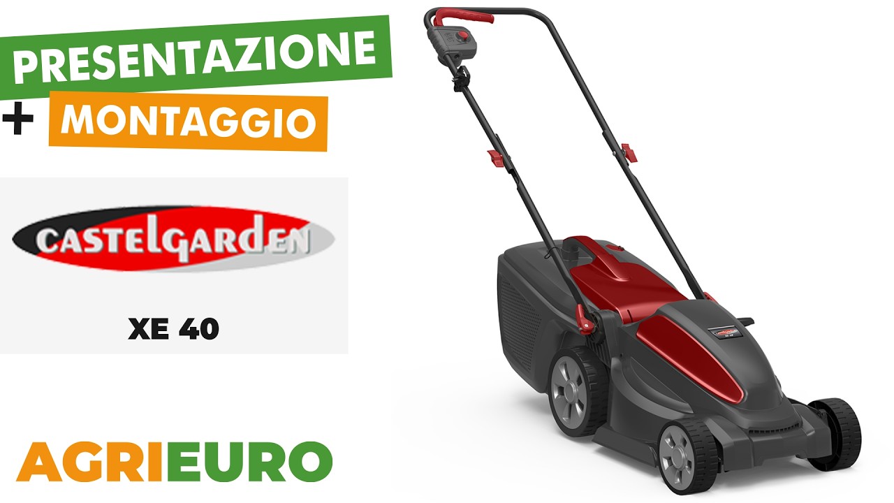 Castelgarden XE 40 - Tagliaerba elettrico - Presentazione e Montaggio
