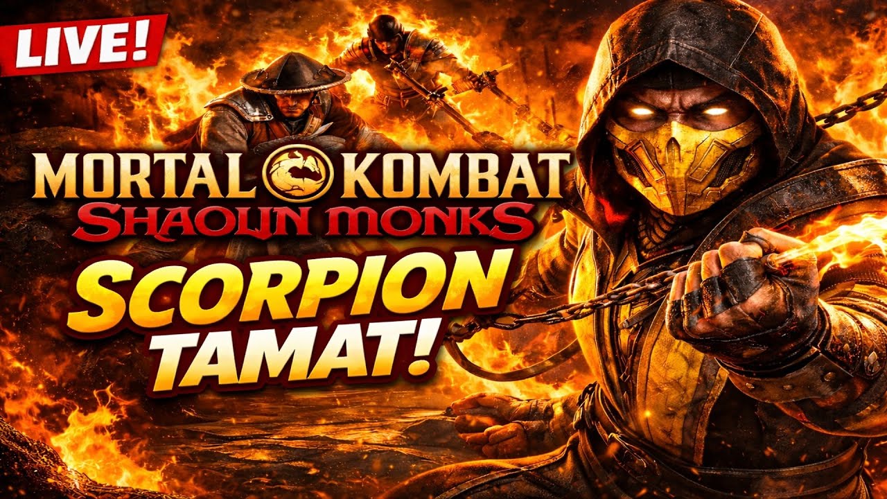 LIVE 🔴 NAMATIN Mortal Kombat Shaolin Monks – Scorpion Sampai TAMAT!
