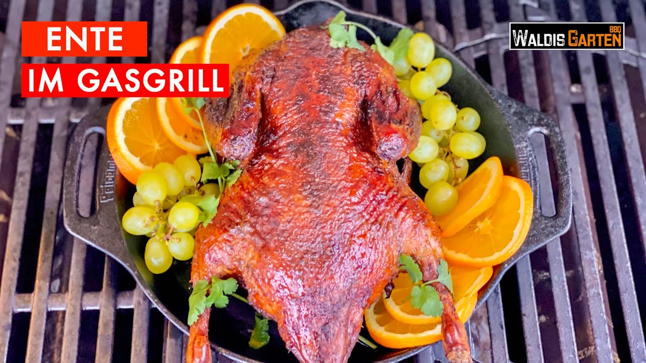 ENTE ZU WEIHNACHTEN / ENTE IM GASGRILL
