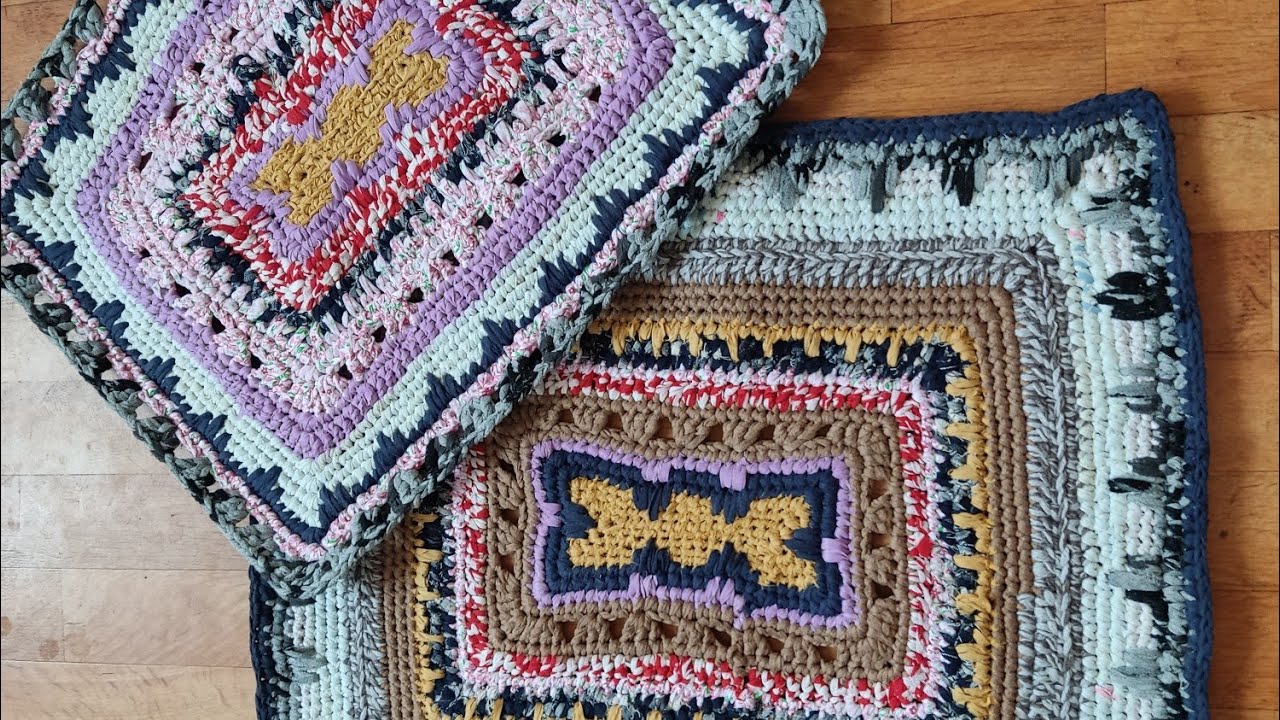 #вязання Килими крючком! Красиві прямокутні килимки любого розміру!
