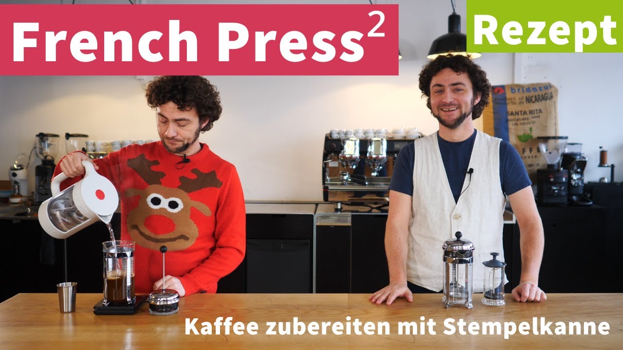French Press Rezept - Kaffee Zubereitung mit der Stempelkanne