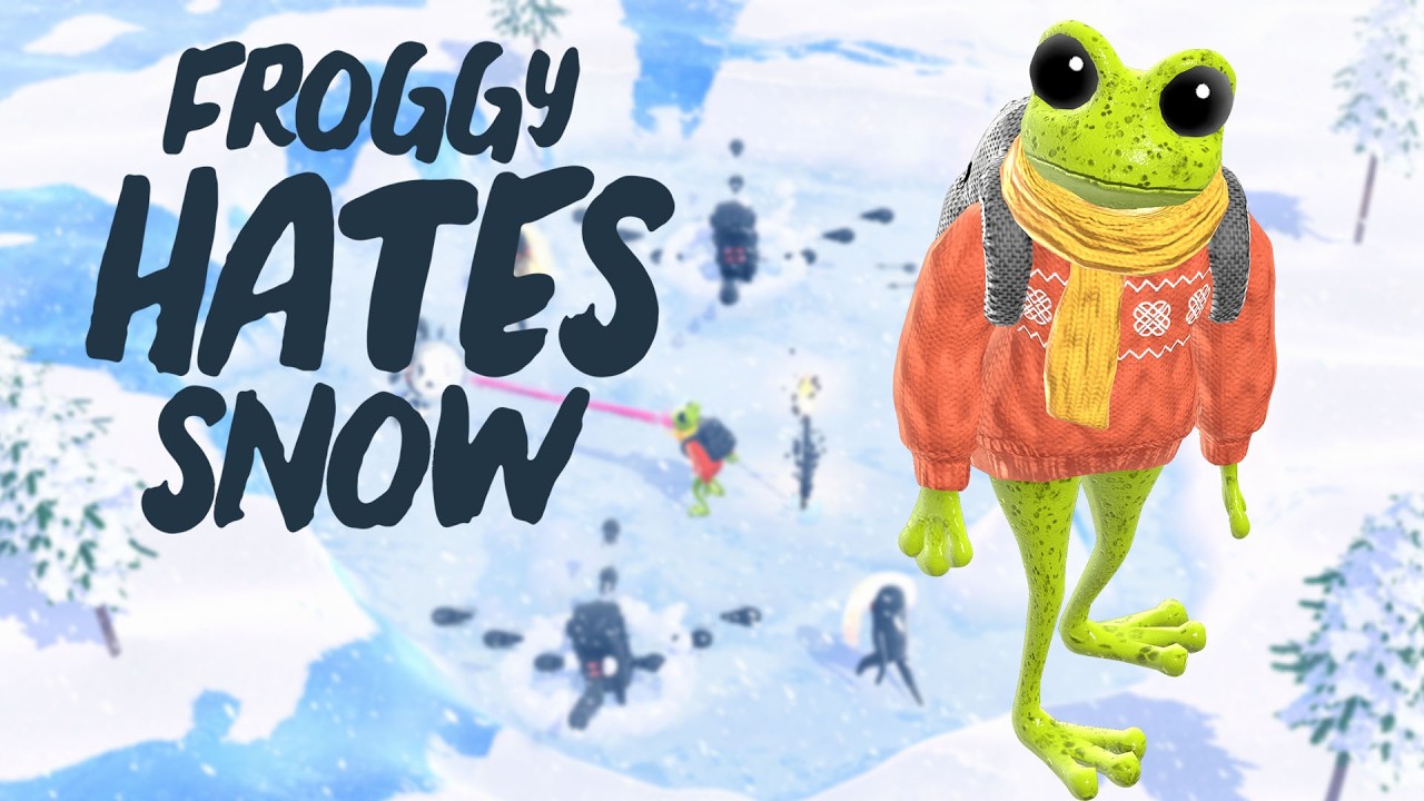 Лягушка ненавидит снег 🐸 Первый взгляд!